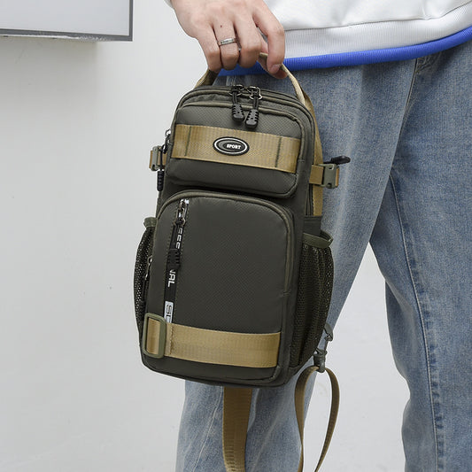 Men's Creative Versatile Oxford Cloth Waterproof Men's Chest Bags