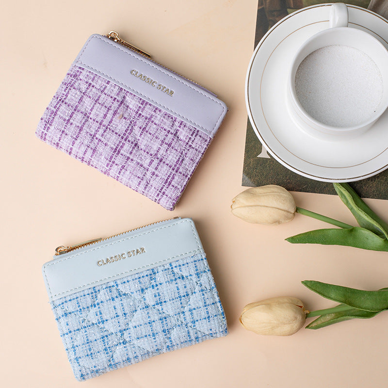 Women's Korean Style Short Classic Cute Ladies Wallets