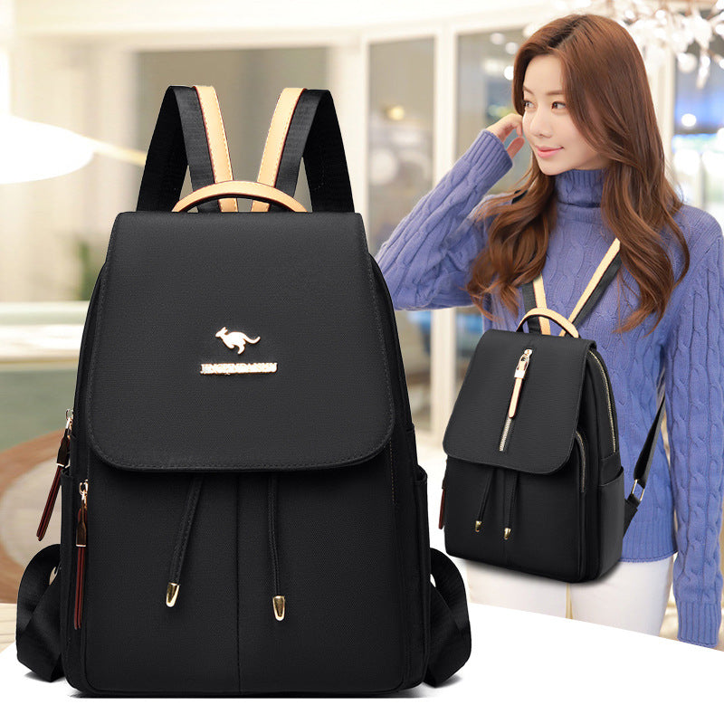 Women's Distribution Korean Fashionable Nylon Oxford Cloth Backpacks