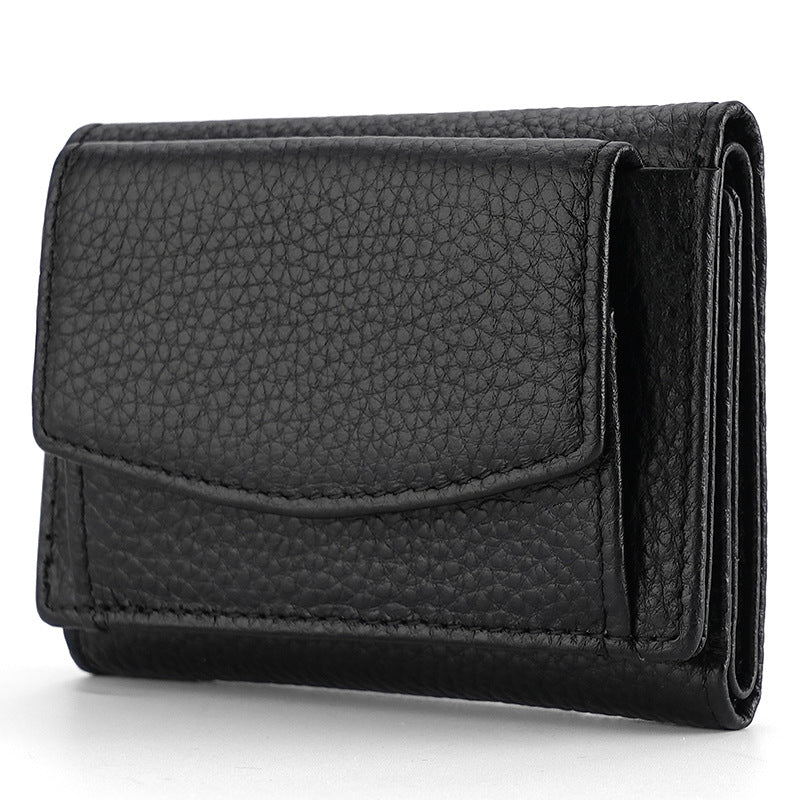 Innovative Women's Graceful Cowhide Short Leather Ladies Wallets