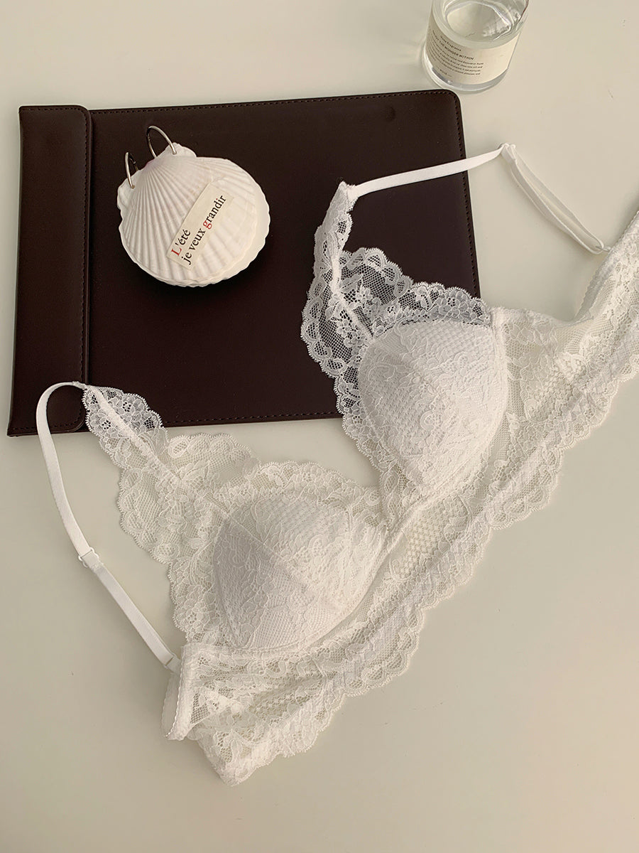 Underwear Female Thin Big Breast Concealing Lingerie Sets