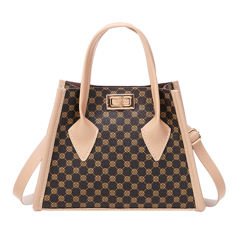Luxury Fashion Circle Pattern Printed Single Women's Messenger Bag