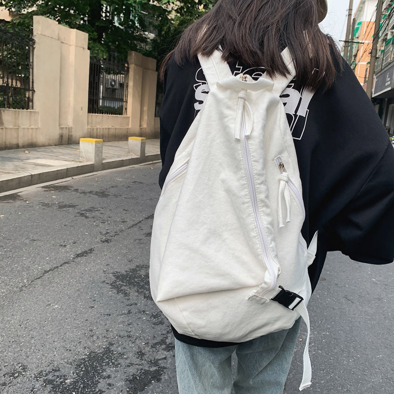 Men's Female Niche Solid Color Large Capacity Business Backpacks