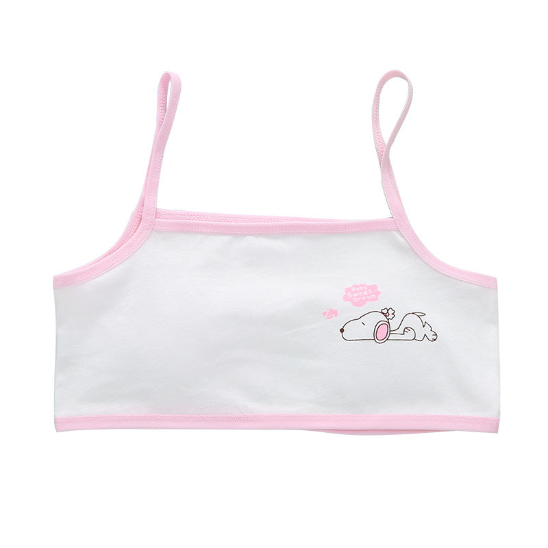 Children's Cotton Underwear Development Period Vest Elementary Tanks Camis
