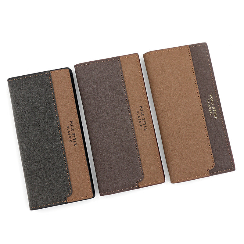 Men's Fashion Embossing Clutch Large Capacity Multiple Slots Men's Wallet