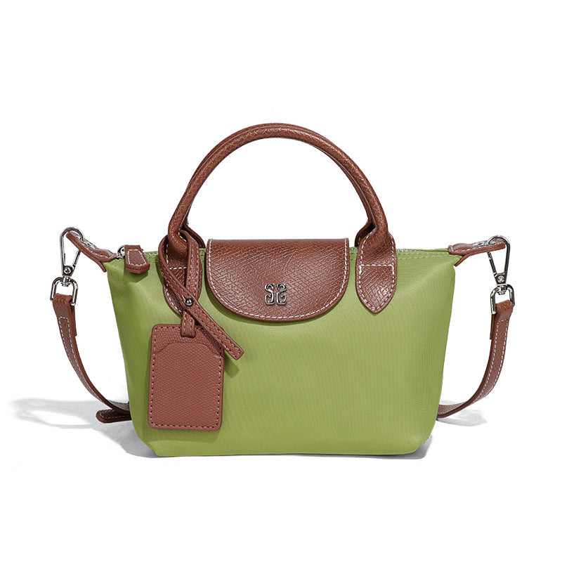 Women's French Style Mini Fashion Simple Dumpling Nylon Waterproof Lightweight Phone Bags