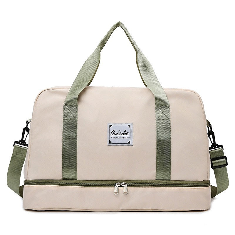 Simple Oxford Cloth Dry Wet Separation Fashionable Durable Travel Bags