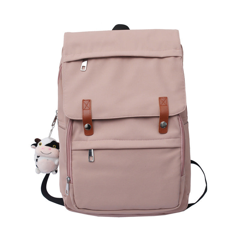 Women's & Men's & Couple Retro College Style Simple Backpacks
