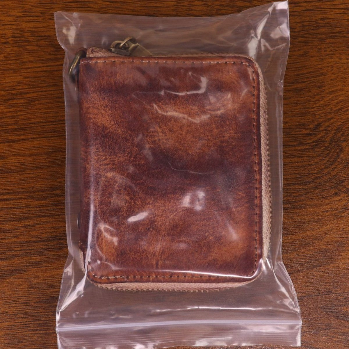 Men's Short Genuine Leather Simple Vertical First Layer Cowhide Men's Wallet