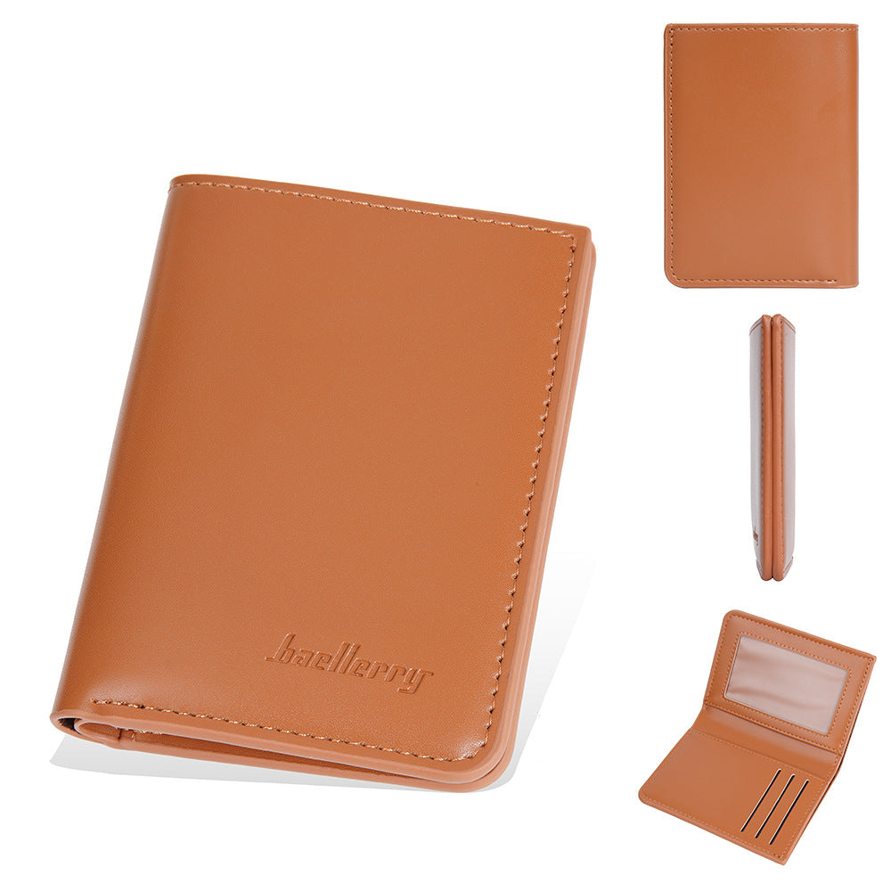 Women's & Men's Neutral Short Dopamine Color Mini Slot Ladies Wallet