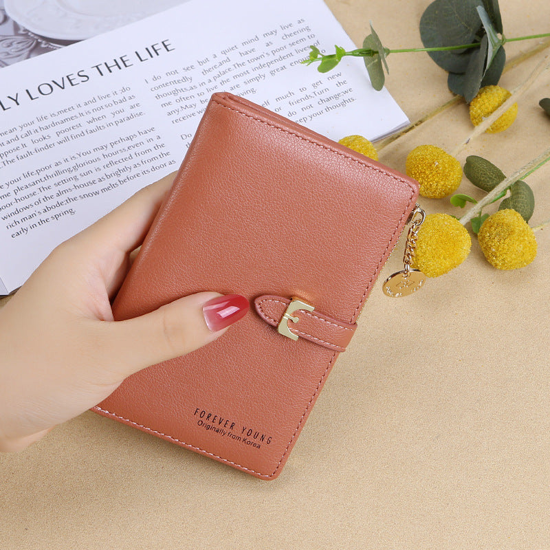 Women's Korean Large Capacity Mid-length Clutch Simple Ladies Wallet