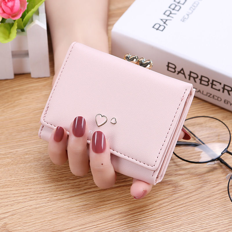 Female Korean Style Short Fashion Mini Card Holder