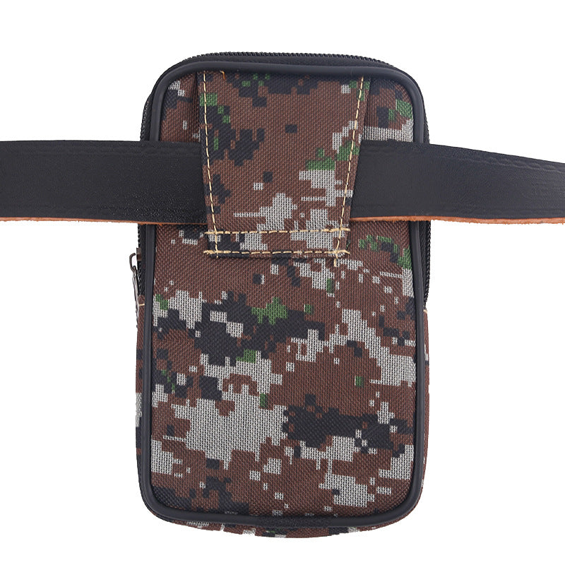 Men's Camouflage Mobile Multifunctional Waistband Pannier Wear Construction Bags