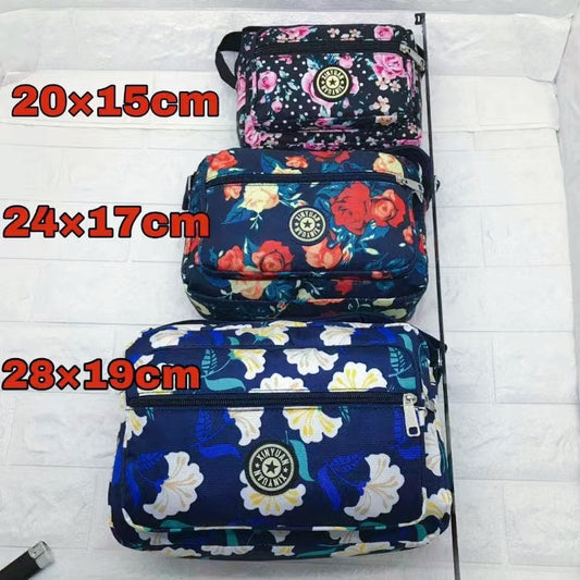 Women's Oxford Cloth Mother Nylon Flower Stall Crossbody Bags