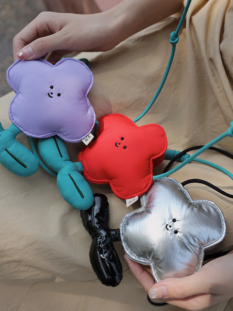 Niche Design Earphone Mini Cute Flowers Purses