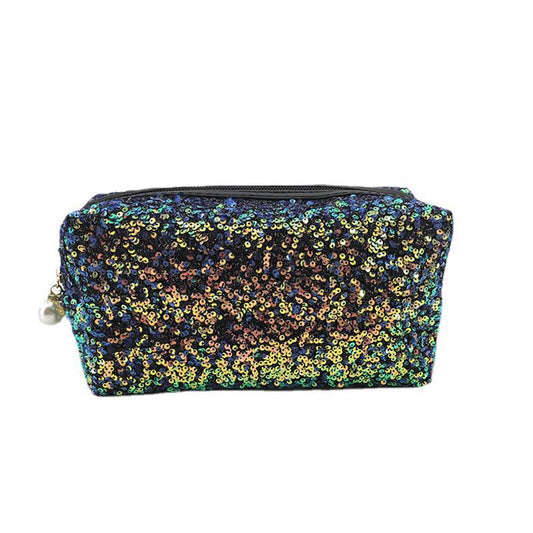 Embroidered Sequins Large Capacity Wind Good-looking Cosmetic Bags