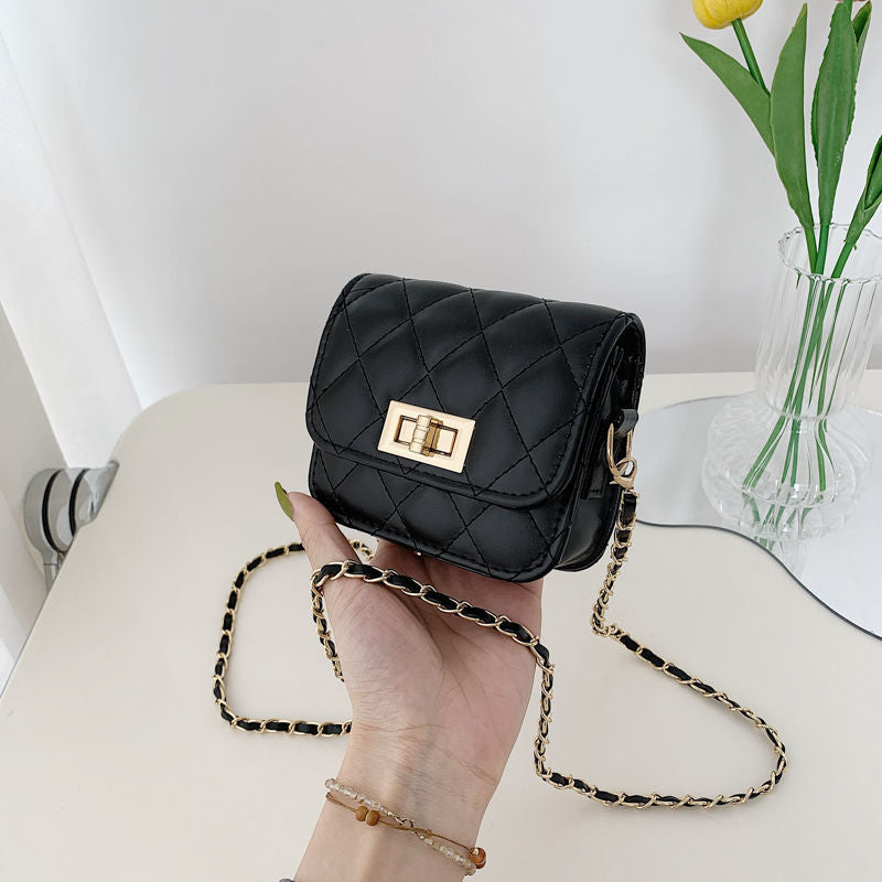 Women's Classic Style Diamond Pattern Chain Fashionable Crossbody Bags