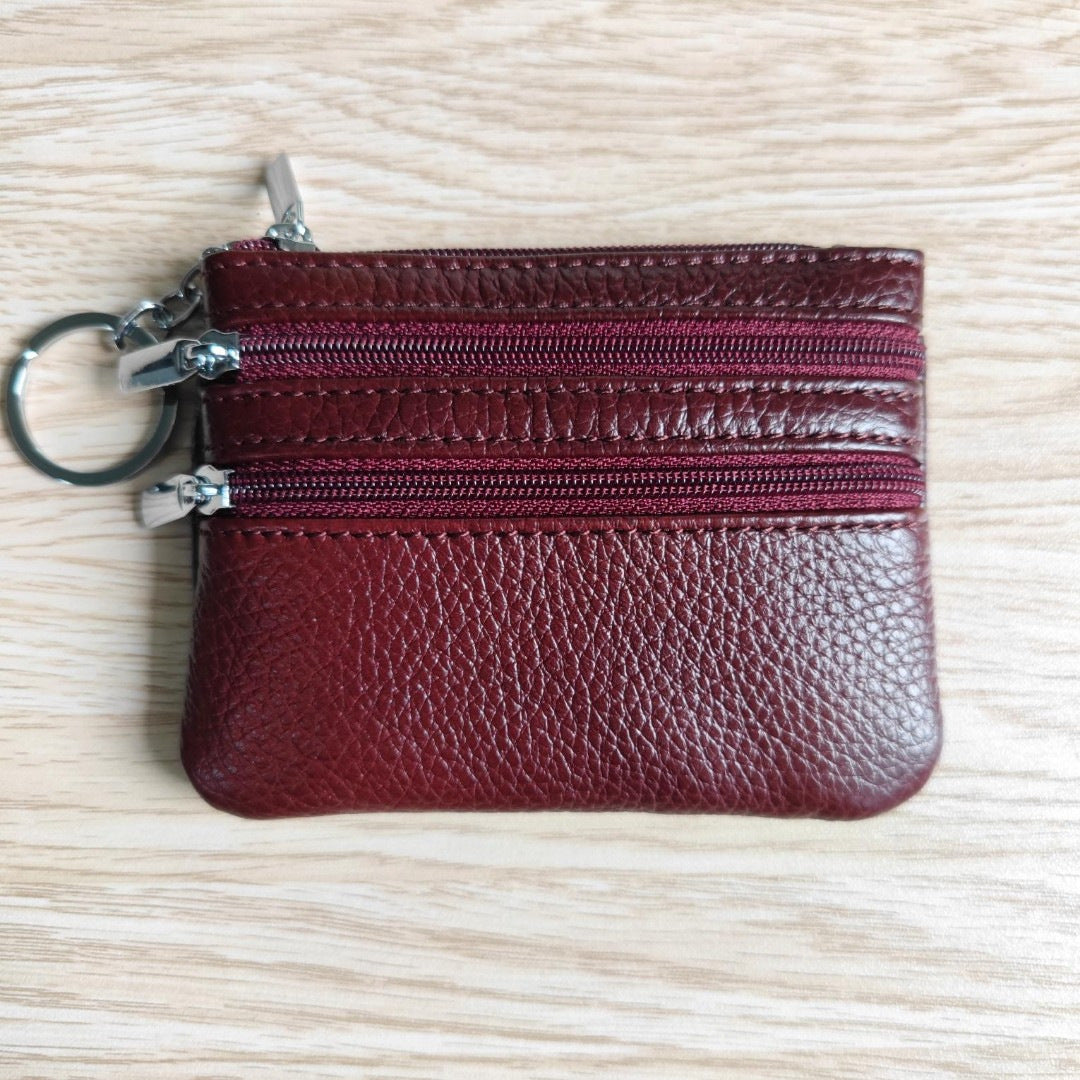 Women's Genuine Leather Business Short For Card Holder