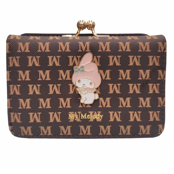 Women's Korean Style Fashion Short Hardware Clow Ladies Wallet