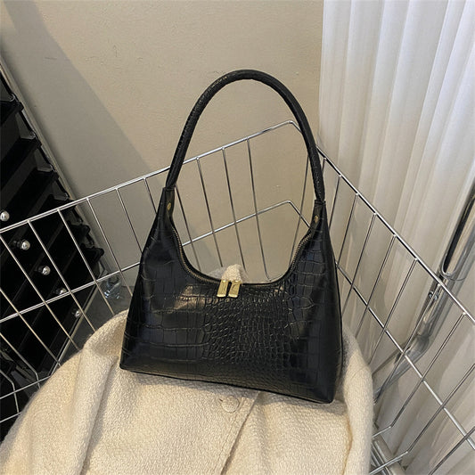 Women's Fashion Minimalism Texture Underarm Popular Today Shoulder Bags