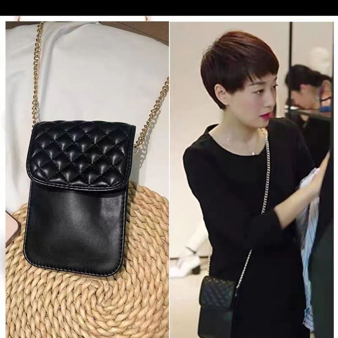 Rhombic Chain Female Summer Mobile Simple Women's Shoulder Bag