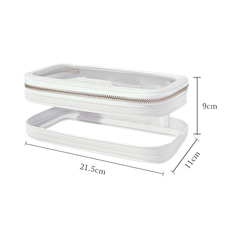 Transparent Fresh Portable Wash Waterproof Storage Cosmetic Bags