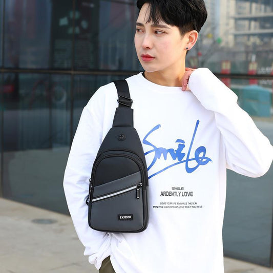 Men's Slanted Business Oxford Cloth Practical Men's Chest Bags