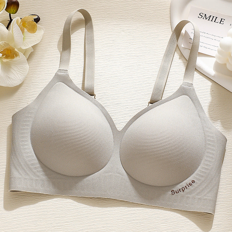 Women's Thick Integrated Fixed Cup Seamless Underwear Small Everyday Bras