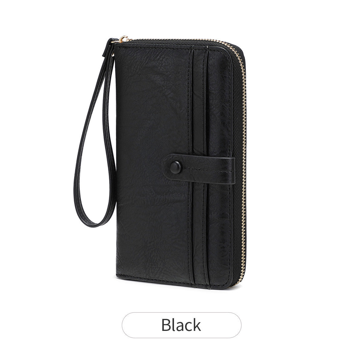 Women's Retro Large Capacity Zipper Long Organ Ladies Wallet