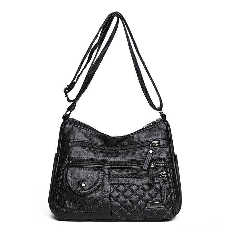 Women's Soft Leather For Mom Fashion Pouch Women's Messenger Bag
