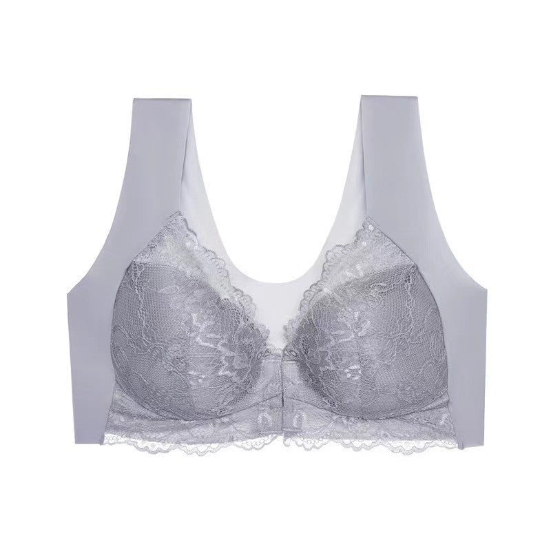 Women's Closure Wireless Push Up Small Lace Everyday Bras