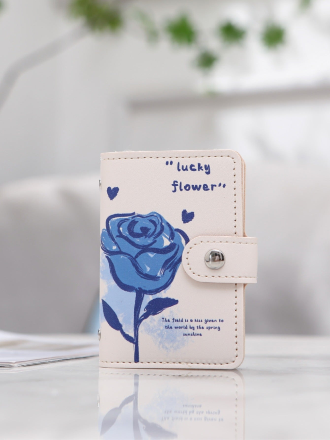 Printing Pattern Slot Letter Of Credit Card Holder