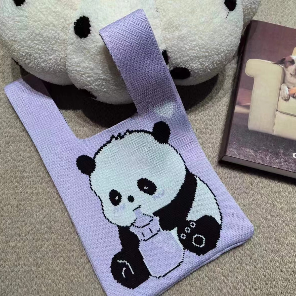 Large Capacity Hand With Gift Panda Handbags