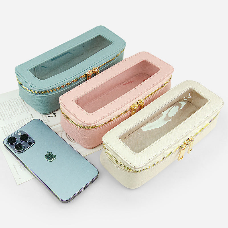 High Sense Jewelry Brush Storage Exquisite Beauty Hand-held Portable Makeup Bag