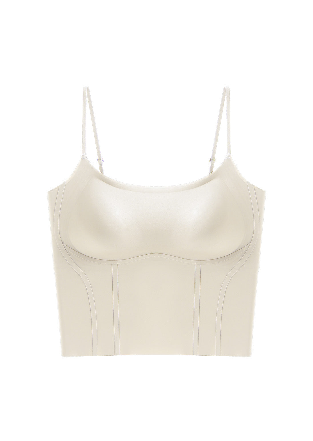Vest Fixed Cup Backless Traceless Jelly Bras