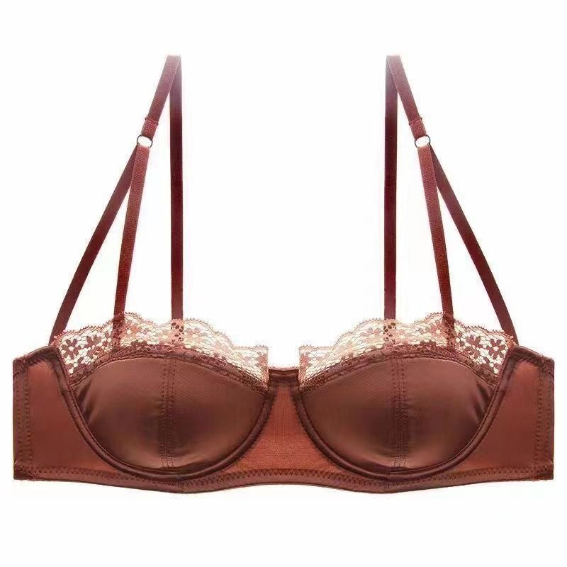 Women's Sexy Underwear Soft Steel Ring Small Chest Push Lingerie Sets