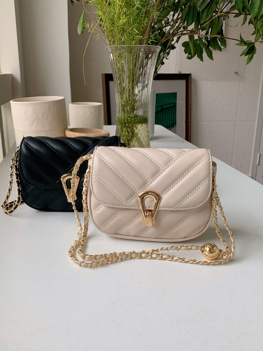 Women's Classic Style Diamond Pattern Chain Texture Temperamental Minority Shoulder Bags