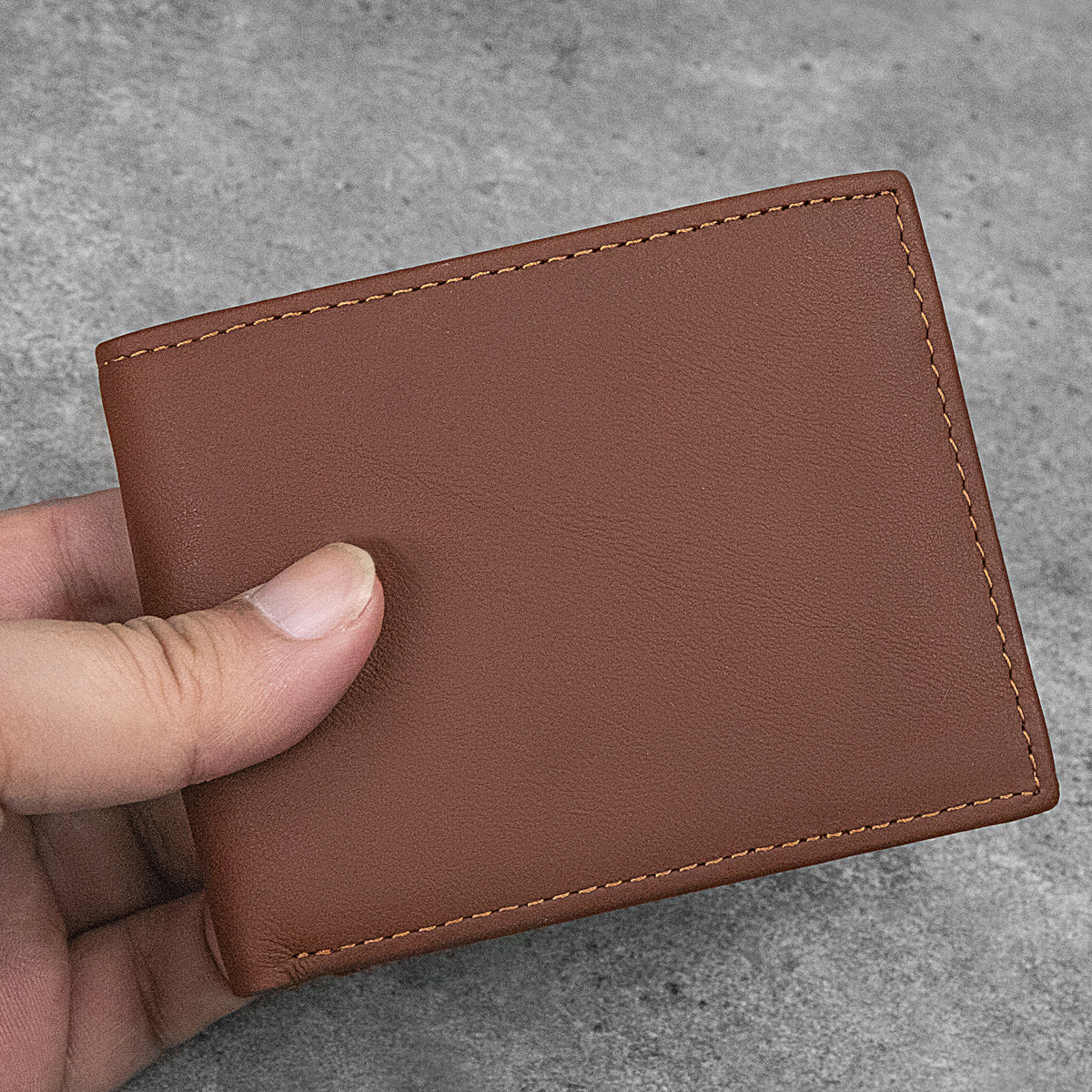 Oil Wax Leather For Man First Layer Card Holder