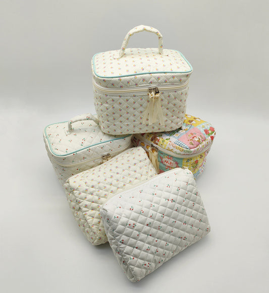 Women's Cute Niche Large Capacity Toiletries Storage Cosmetic Bags