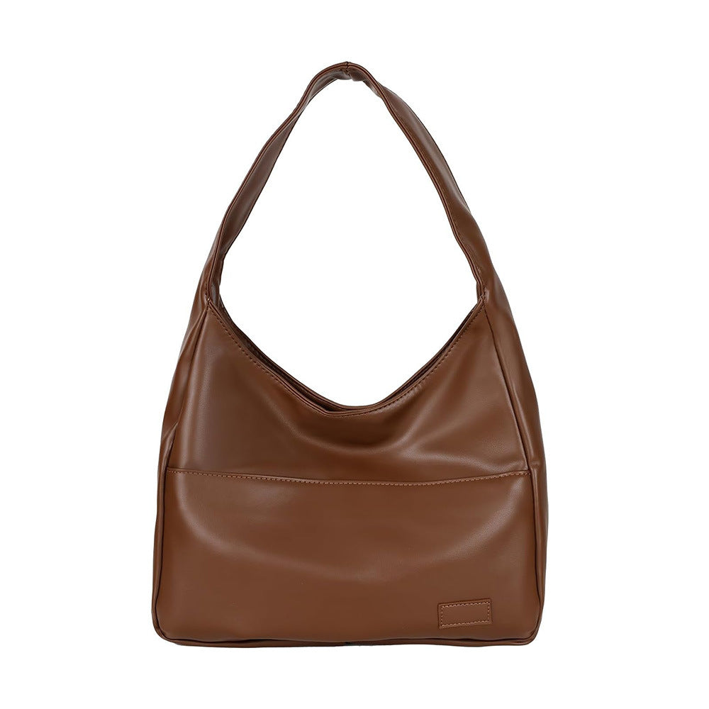 Soft Leather College For Class Female Women's Shoulder Bag