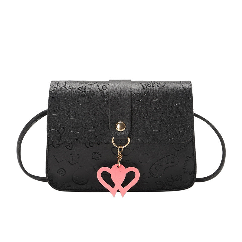 Women's Summer Fashion Embossing Female Korean Chain Small Square Bags