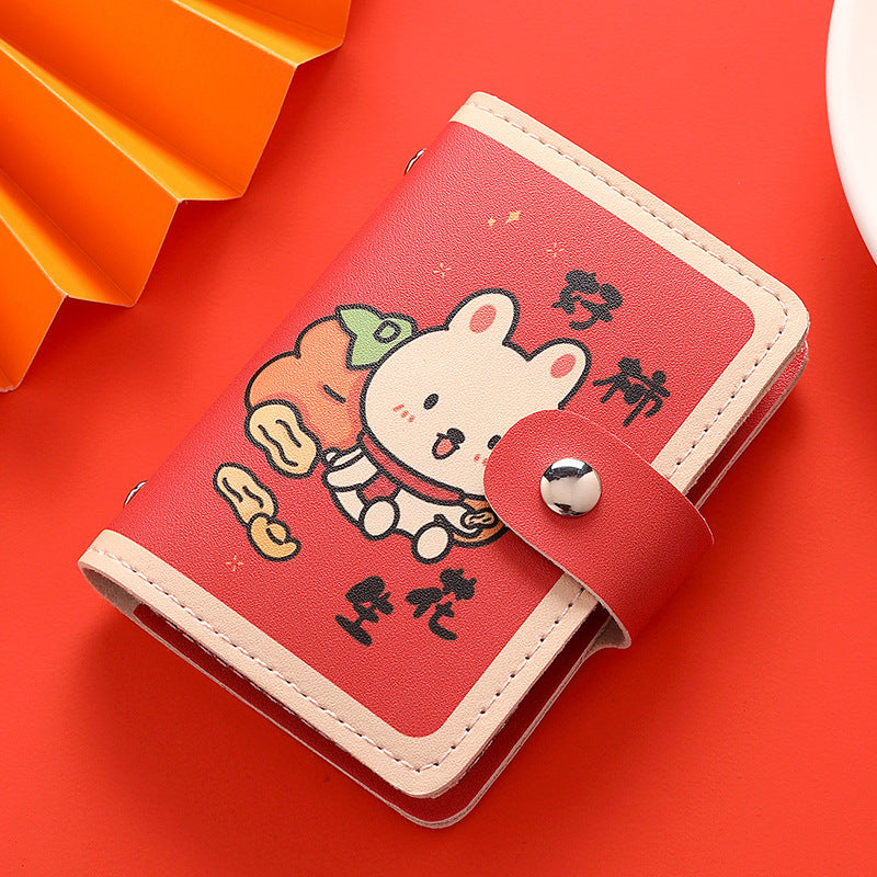 Dog Large Capacity Mini Cute Versatile Card Holder