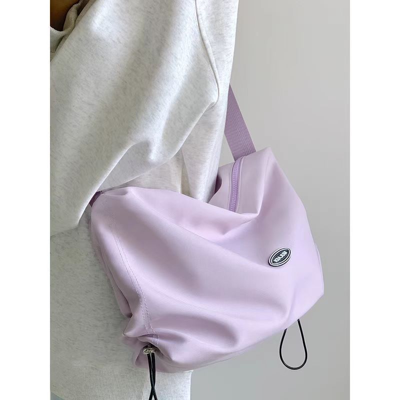 Light Large Capacity Nylon Canvas Female Crossbody Bags