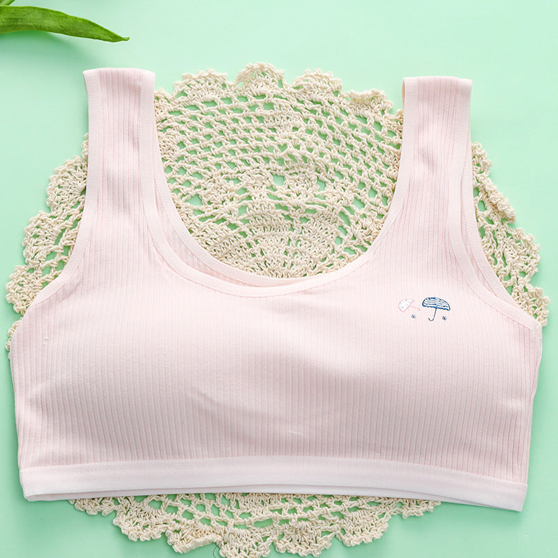High School Underwear Vest Wrap Wireless Bras