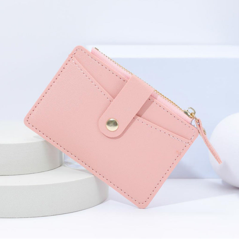 Popular Multifunctional Zipper Multiple Slots Customized Card Holder