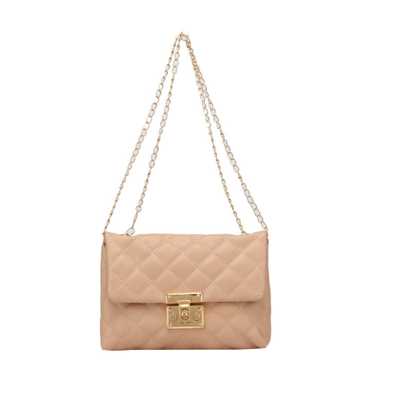 Women's Fashion Rhombus Embroidered Elegant Graceful Women's Shoulder Bag