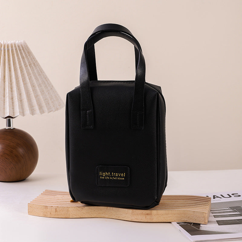 Retro Large Capacity Good-looking Double Zipper Cosmetic Bags