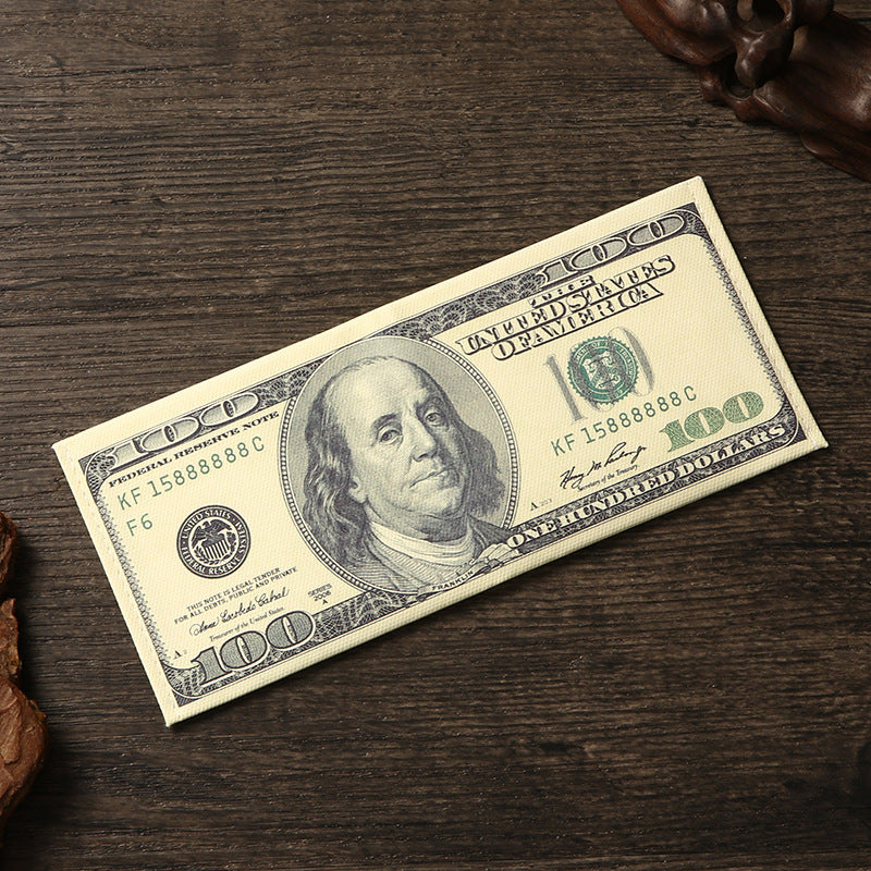 Men's Creative Dollar Printing Various Countries Pattern Men's Wallet