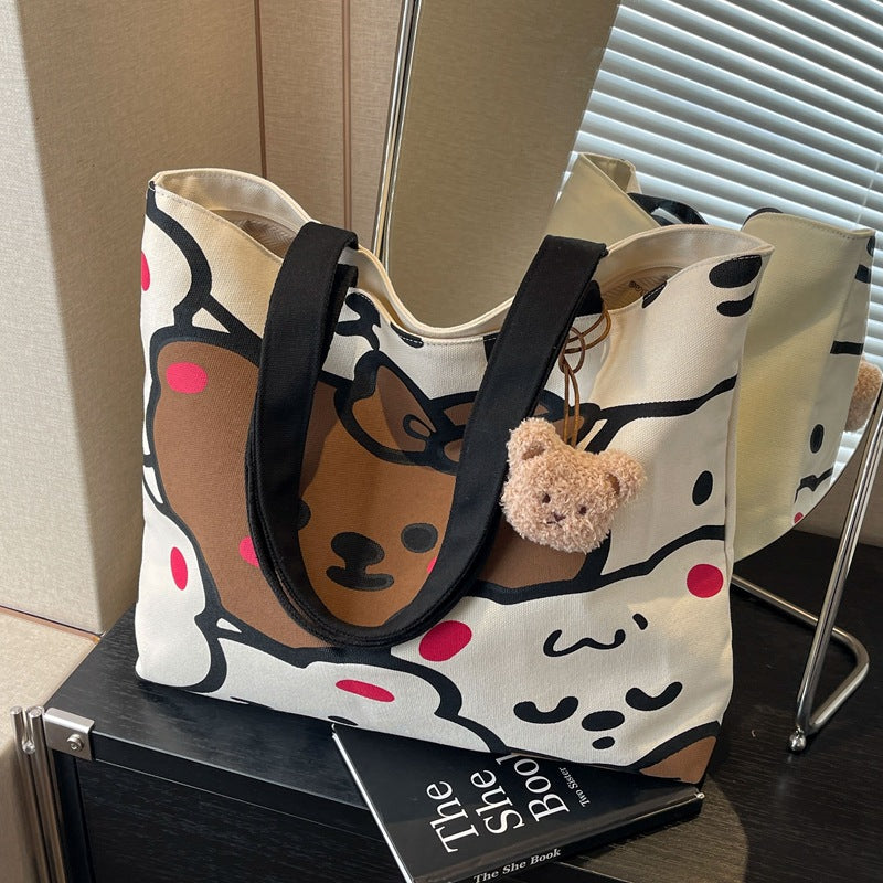 Cartoon Single Large Capacity Cloth Class Bags