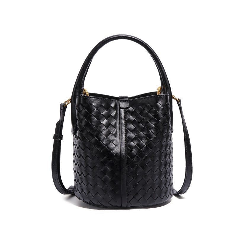 Attractive Popular Hand-woven Trendy Solid Color Handbags